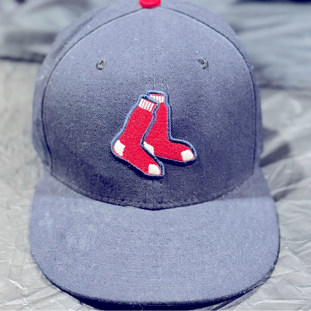 New Era Red Sox Baseball Fitted 7 1/4